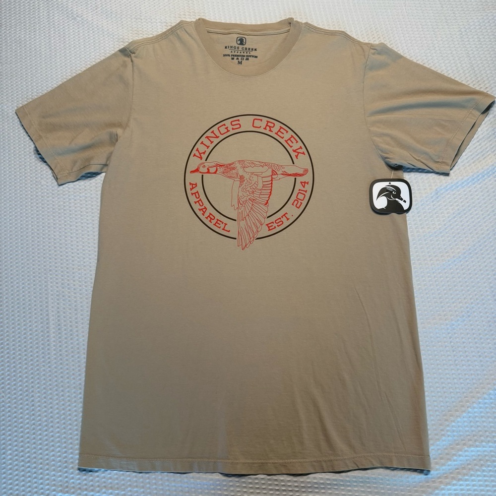 Kings Creek Apparel Tan Graphic Tee Super soft ❤️